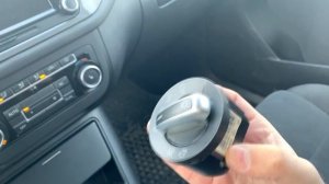 Замена переключателя света фар VW.