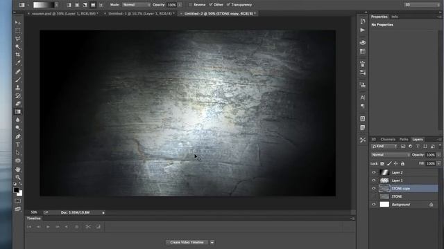 Photoshop CC Tutorial: Stone Text Part 1 смотреть онлайн