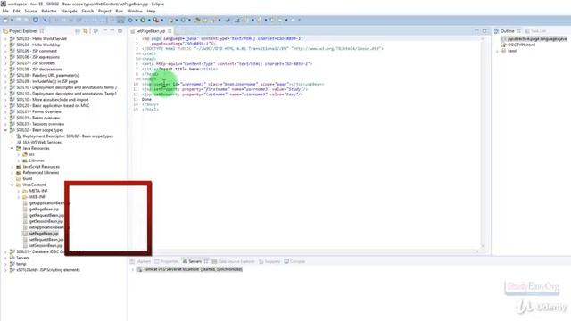 Java Bean scope types смотреть онлайн