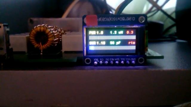 Меню настроек QRP тюнера. смотреть онлайн