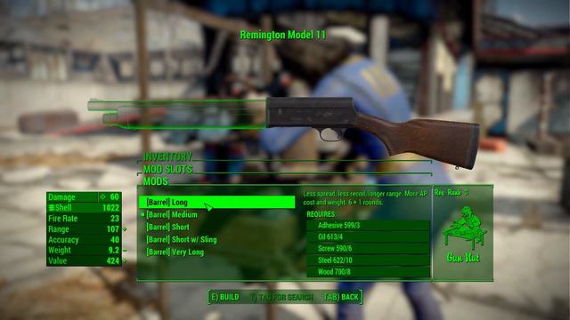 Fallout 4 Mods - Remington Model 11 смотреть онлайн
