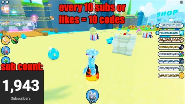 ?LIVE Roblox PET SIMULATOR Z *FREE MERCH CODES!* смотреть онлайн