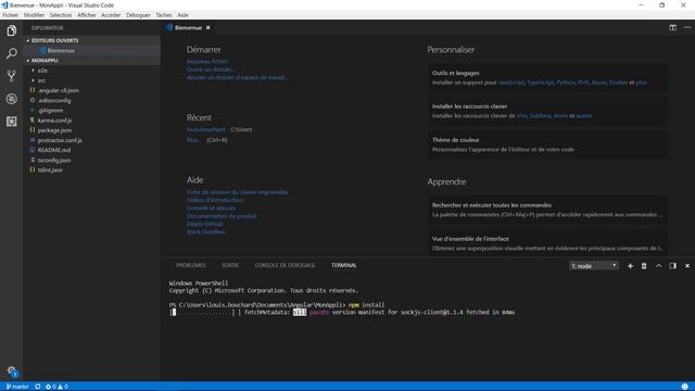 26 | Cloner un repository et installer node/angular (node_modules) dans un projet. смотреть онлайн