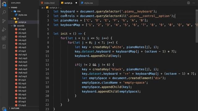 Build Modern JavaScript Projects 0425 Piano JS Radio Buttons смотреть онлайн