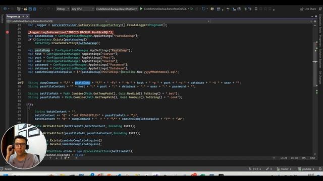 codebehind - Backup PostGreSQL net 6 смотреть онлайн