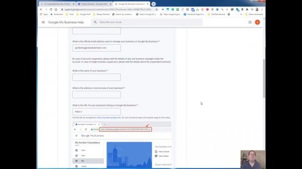 How to Use The Google My Business Reinstatement Form?
