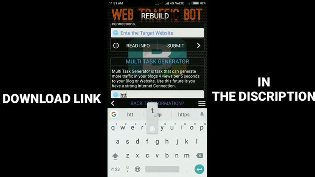 WEB TRAFFIC BOT FOR ANDROID 2018 смотреть онлайн