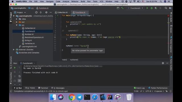 10 Kotlin Language Tutorial: Functions смотреть онлайн