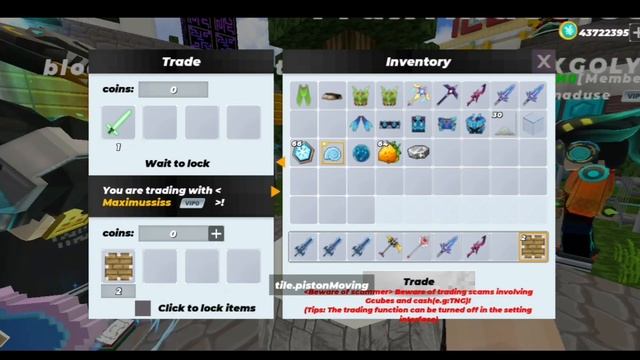 TRADING BUG ITEM *PISTON MOVING* In Skyblock (Blockman Go) смотреть онлайн