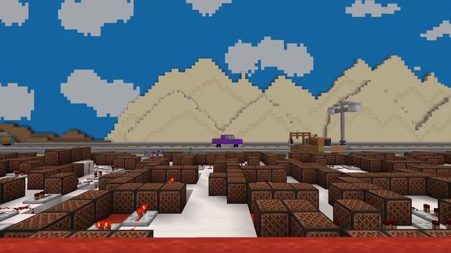 Rascal Flatts - Life Is A Highway - Cars [Minecraft Noteblocks]