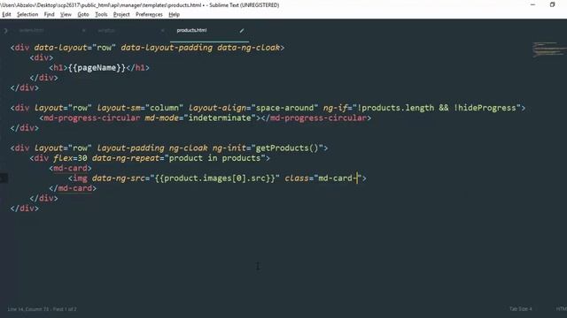 Урок 167. AngularJS + AngularJS Material + WooCommerce API. Список товаров смотреть онлайн