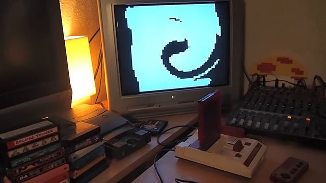 [Touhou] Bad Apple - 8Bit NES/Famicom Rendition via Powerpak смотреть онлайн