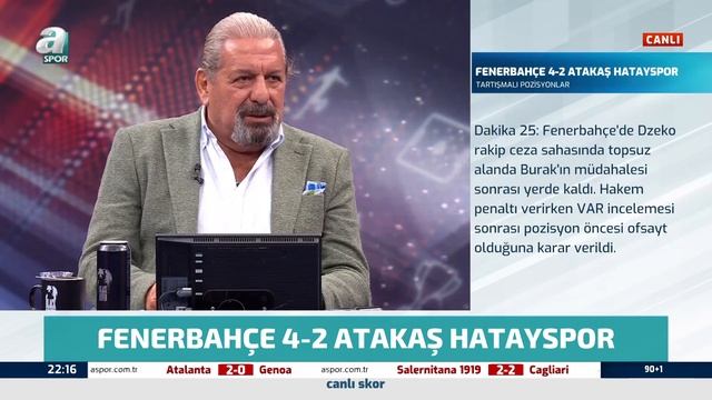 Fenerbahçe 4-2 Hatayspor Maçının Tartışmalı Pozisyonlarını Erman Toroğlu Yorumladı! / A Spor / 90+1 смотреть онлайн