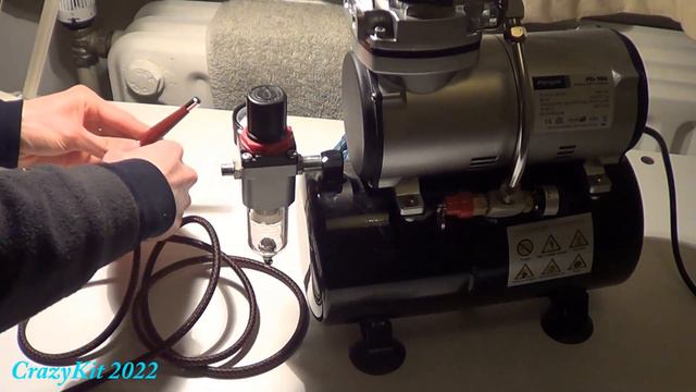 Adaptateur aérographe/compresseur - airbrush adaptator смотреть онлайн