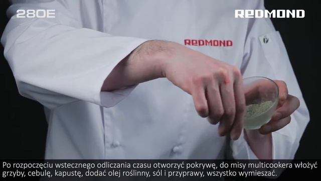 Pierożki z kapustą i grzybami - Multicooker REDMOND RMC-280E смотреть онлайн