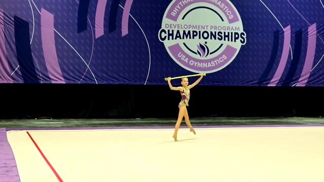 Rope Routine. Level 6. Rhythmic Gymnastics. Nationals 2023. Mia Kalinichenko