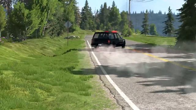 BeamNG drive Drifting with Gavril D series. смотреть онлайн