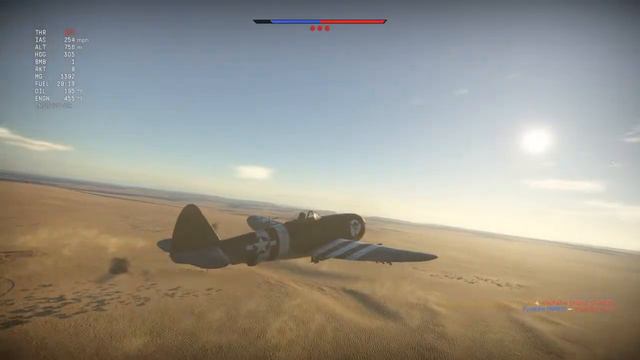 War Thunder - P-47D-25 Ground Forces смотреть онлайн