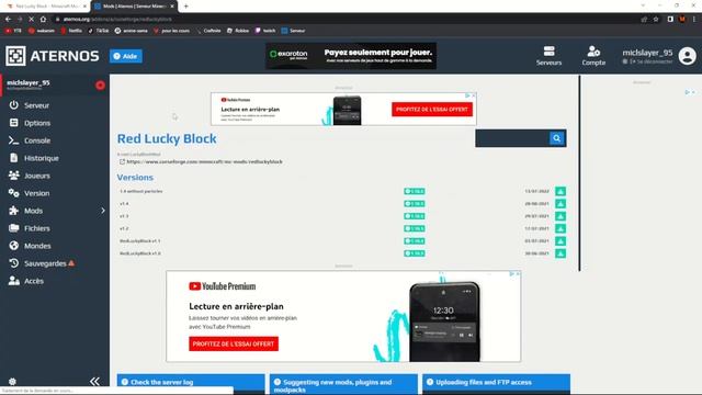 tuto comment mettre les mods sur tlauncher est aternos смотреть онлайн