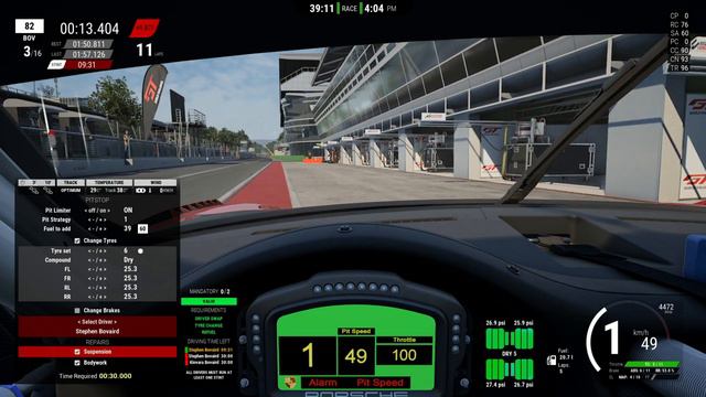 Assetto Corsa Competizione - Career Mode Part 16 Season 2 Endurance Race Monza | Porsche 911 смотреть онлайн