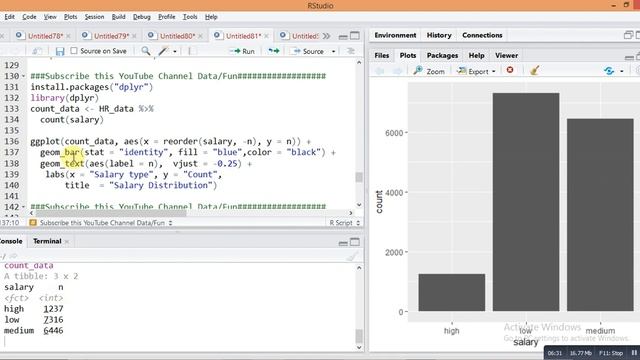 R Tutorial 14. plot|Plot Bar plot in R Categorical variable with customized color |Percentage plot смотреть онлайн