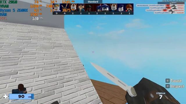 RTX 2060 + Ryzen 5 2600X Roblox Arsenal Benchmark