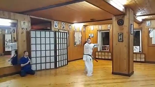Ryukyu Kobudo Shimbukan / kata Akamine no nunchaku смотреть онлайн