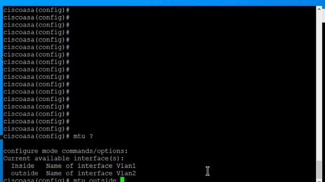 Cisco ASA Version 9 How To Change The MTU Size