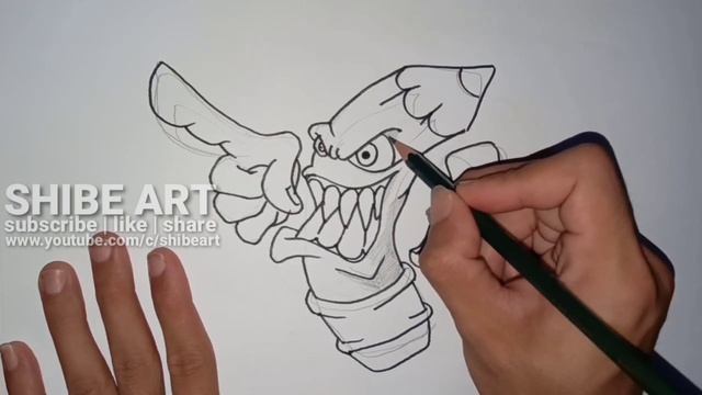 How to draw graffiti characters - pencil characters смотреть онлайн