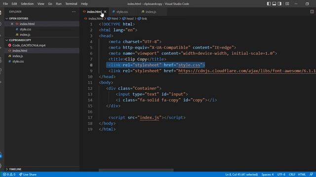 Copy Clipboard using javascript смотреть онлайн