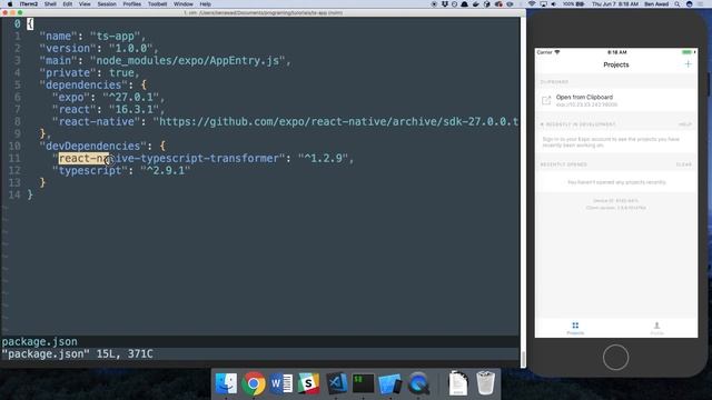 How to setup a Typescript React Native App смотреть онлайн