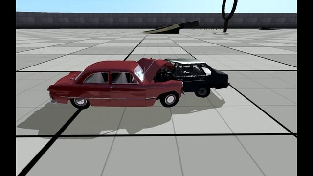 vaz 21099 vs ford tudor #beamng #rigsofrods #lada #crashtest #car смотреть онлайн