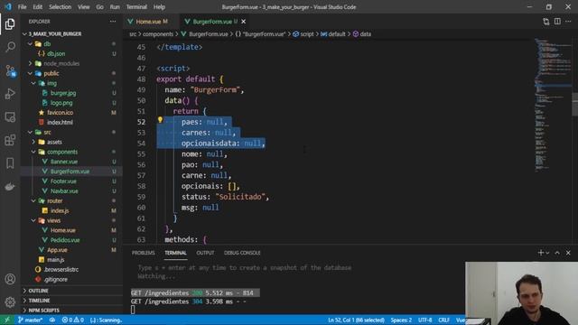 Curso de Vue 3: #25 - Resgatando dados do banco e inserindo no formulário смотреть онлайн