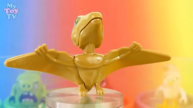 Angry Birds Toys Dinosaurs Kinder Surprise Eggs Play Doh смотреть онлайн