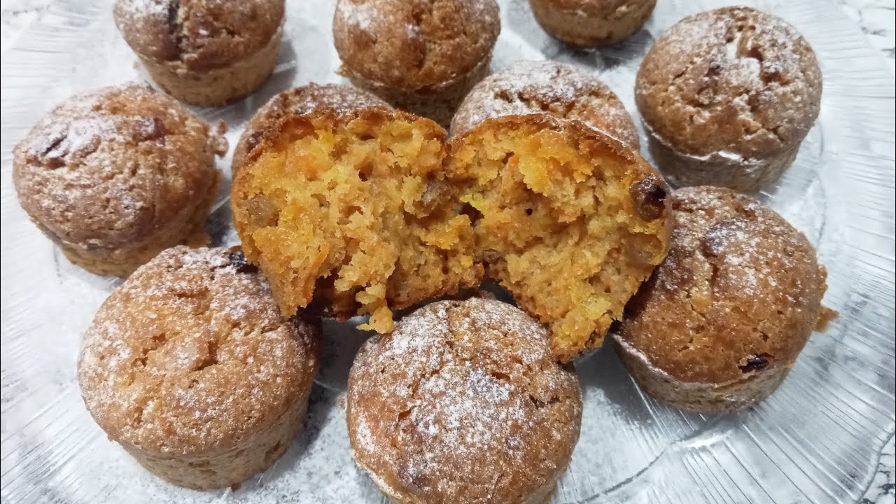 Мягкие, красивые и невероятно вкусные тыквенные кексы смотреть онлайн