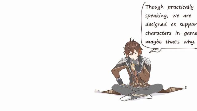 Venti Wants to wear a Skirt | Genshin Impact comic dub смотреть онлайн