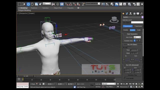 How to Rig Eyes in Autodesk 3ds max - Look at Constraint Tutorial смотреть онлайн