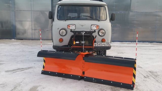 Снегоуборочный отвал (клин) под лебедку для вашего автомобиля! смотреть онлайн