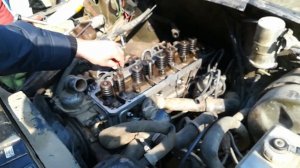 УАЗ восстановление резьбы в блоке сквозь головку под родную шпильку