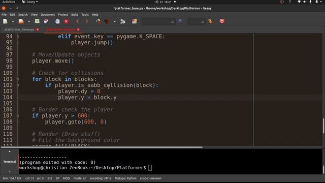 Python Pygame Tutorial, Basic Platform intro in easy way смотреть онлайн