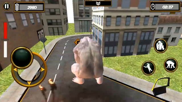 Angry Gorilla Rampage Attack Beast City Smasher (by Super X Studio) Android GamePlay смотреть онлайн