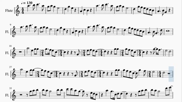 Flute Sheet Music: How to play New Slang by The Shins смотреть онлайн