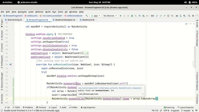 34.Load & Show Website Logo In Bookmark Feature | Android Studio Kotlin смотреть онлайн