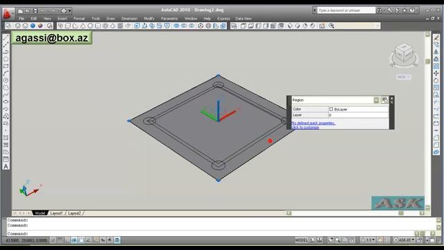 AutoCAD SUTUL YIGMAG ( 3D Modeling ) 25.mp4 смотреть онлайн