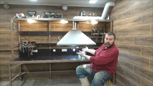 Вытяжной зонт без опыта жестянщика смотреть онлайн