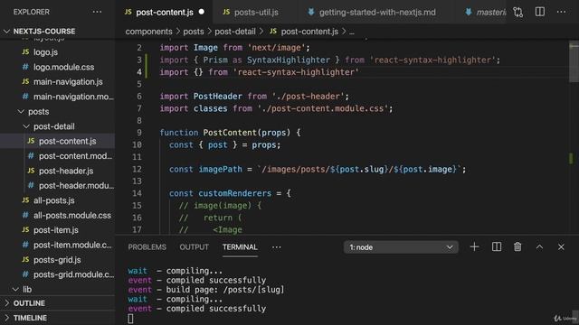 188 Rendering Code Snippets From Markdown смотреть онлайн