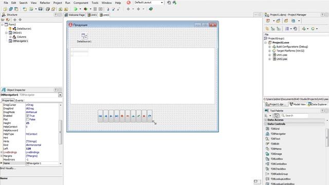 Создание базы данный Торговый склад в Delphi смотреть онлайн