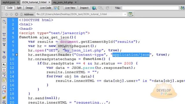json tutorial for beginners learn how to program part 3 PHP Ajax JavaScript YouTube смотреть онлайн