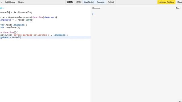 RxJs Example: Prevent memory leaks and garbage collection with Observables смотреть онлайн