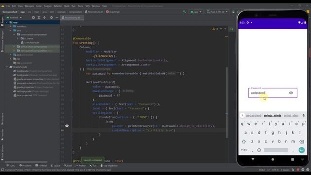 Password Text Field - Jetpack Compose смотреть онлайн